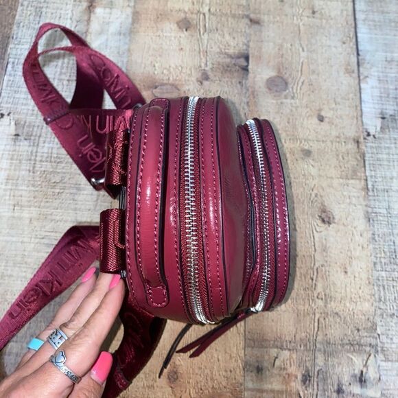Calvin Klein Astatine Micro Mini Backpack, Bloodstone,One Size main image 5